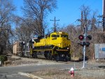 Local WS-1 returns to the yard at Crpss St with fresh put of the paint booth SD70M-2  4062